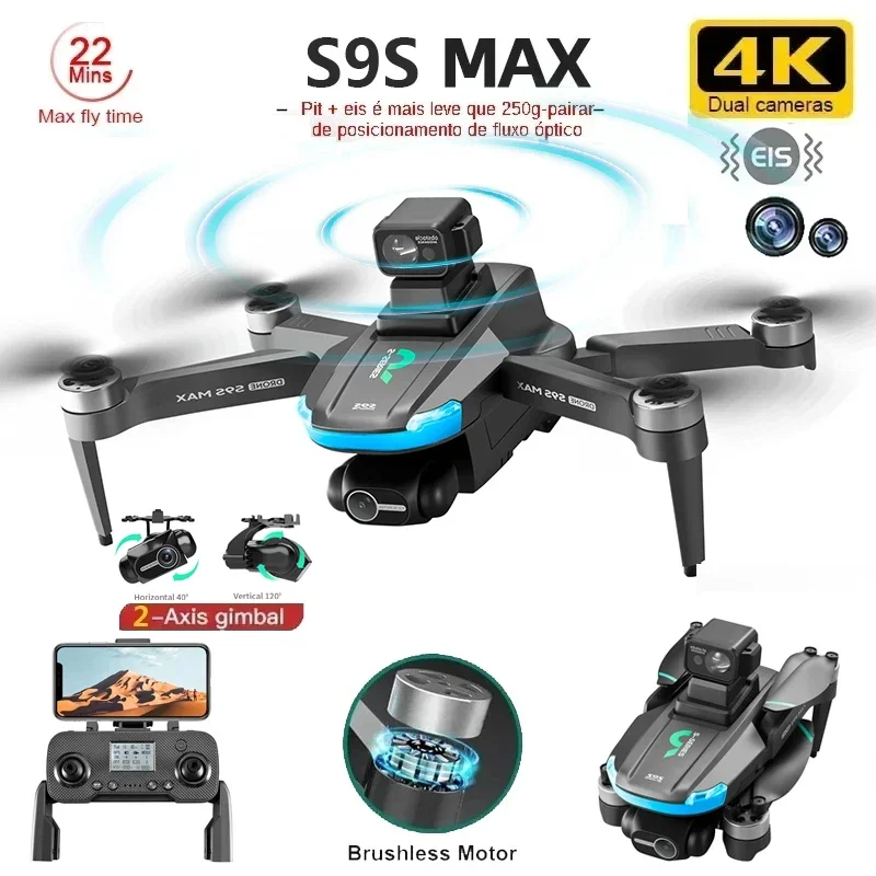 Drone MINI S9S MAX Baru 4K 2 S - Drone Gimbal Case ulasan dan harga