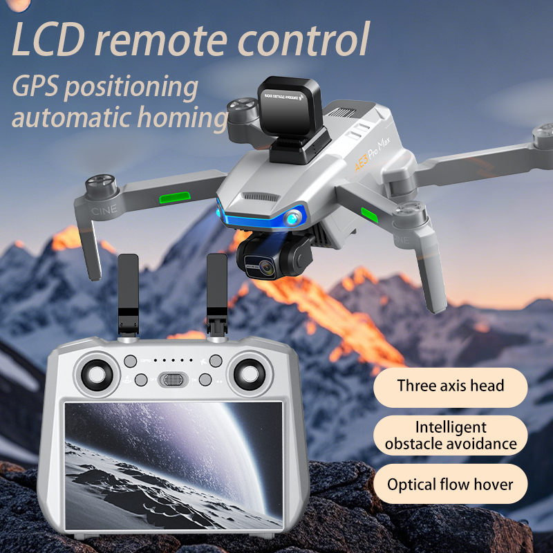 AE3 PRO Max Drone RC kamera ga - Drone Gimbal 3 Axis ulasan dan harga