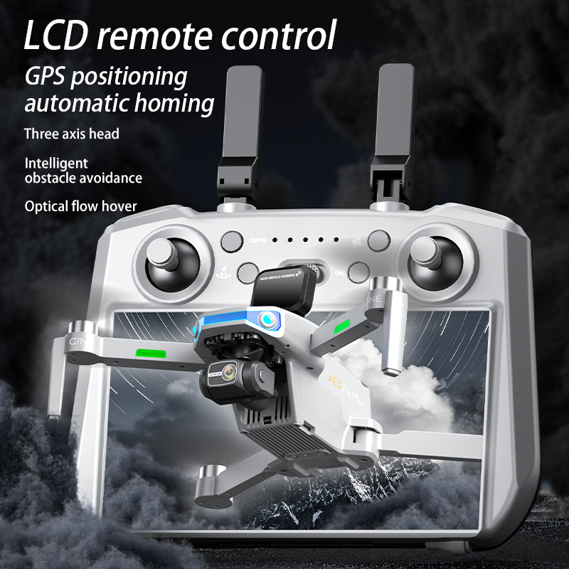 AE3 PRO Max Drone RC kamera ga - Drone Gimbal 3 Axis ulasan dan harga