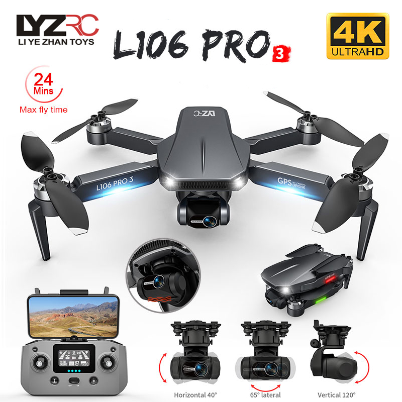 L106 Pro Drone remote control  - Drone Gimbal 3 Axis ulasan dan harga