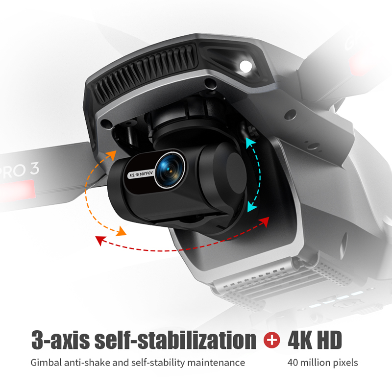 L106 Pro Drone remote control  - Drone Gimbal 3 Axis ulasan dan harga